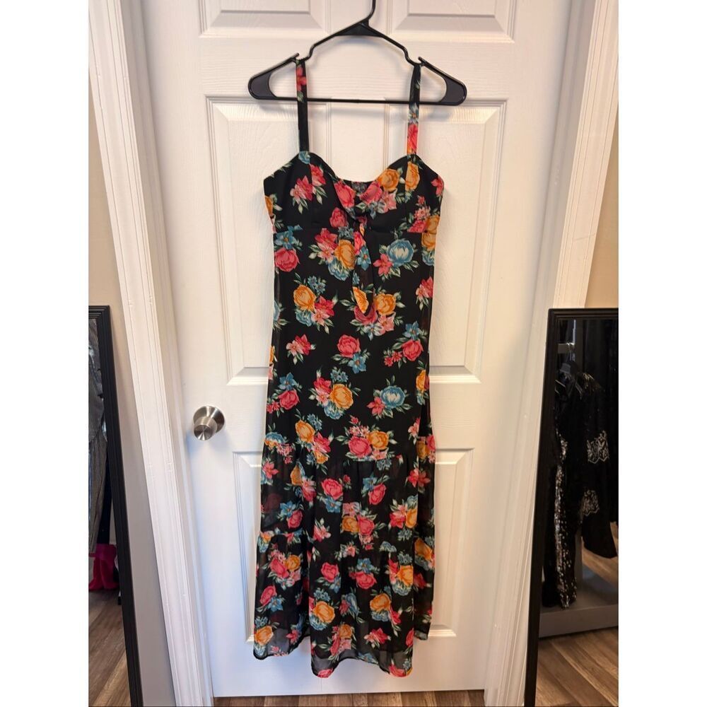 Cute Floral Maxi Dress